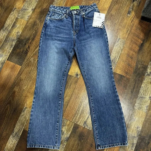 Free People Denim - Free People X Sandrine Rose Denim Indigo Jeans Size 25 Mom Jeans
